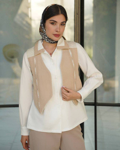 شومیز جلیقه مزونی