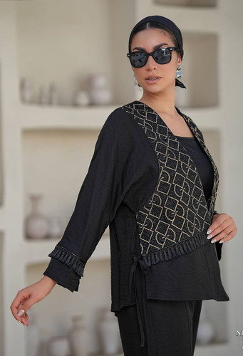 مانتو کرسپو خرجکار هندی کد کالا ۷۵۷۹
