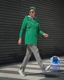 مانتو کتان پاییزه کلاه دار