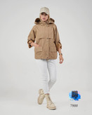 مانتو میله ای کلاه دار کد کالا ۷۹۰۰