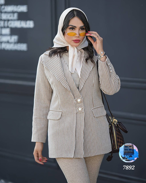 مانتو نانسی جنایی ۲دکمه کد کالا ۷۸۹۲