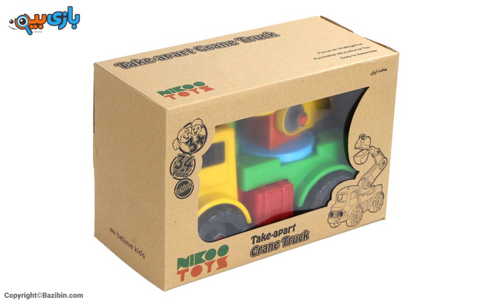 اسباب بازی جرثقیل ساز و باز نیکو تویز