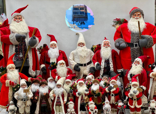 عروسک بابانوئل 1.3 متری؛ دکوری خاص برای کریسمس