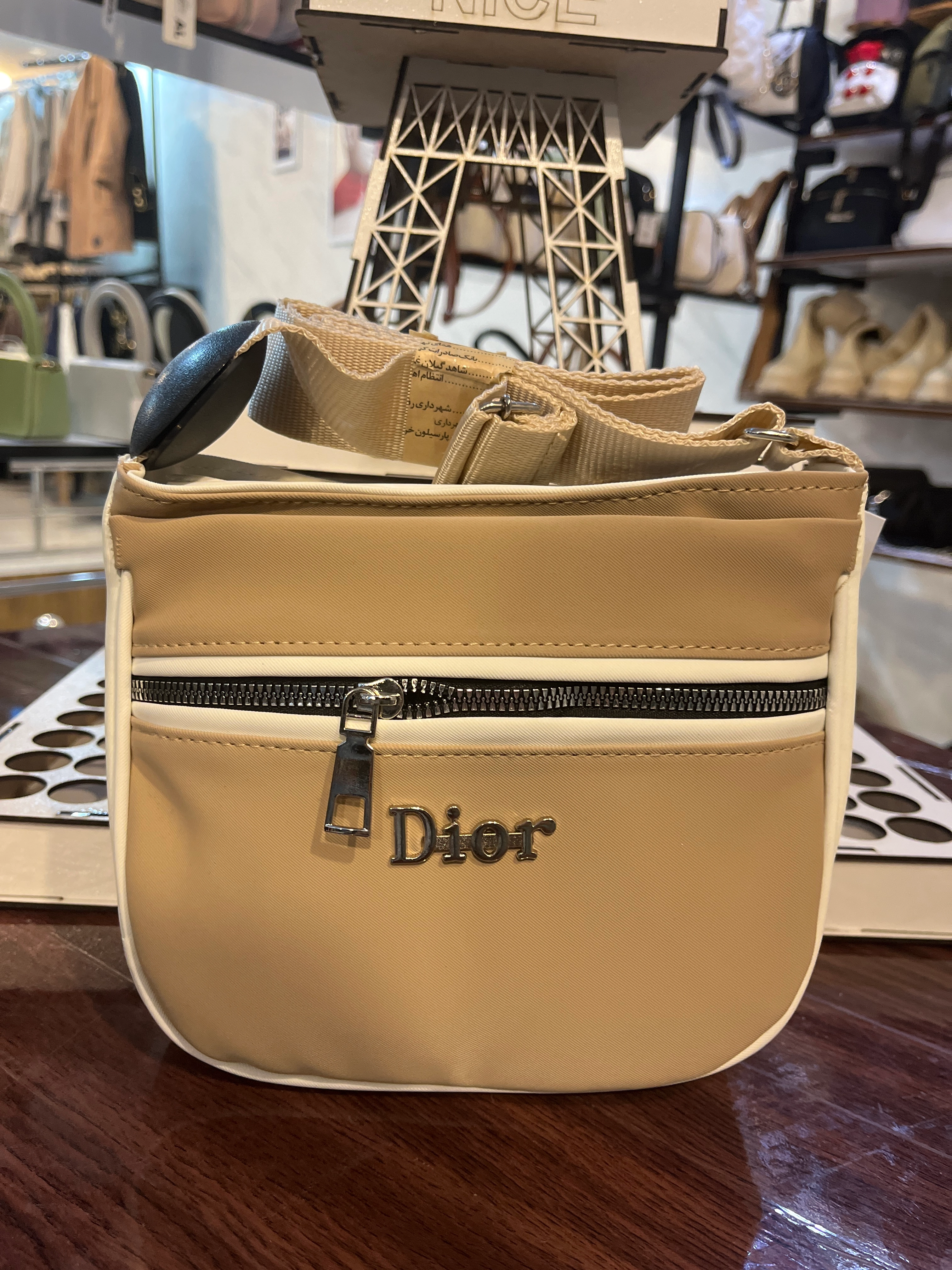 کیف دوشی جلو زیپ