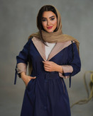 مانتو سانتانا قواره دار ترکیبی کد کالا ۸۳۳۶