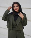 مانتو بارانی دو تیکه کد کالا ۸۳۳۴