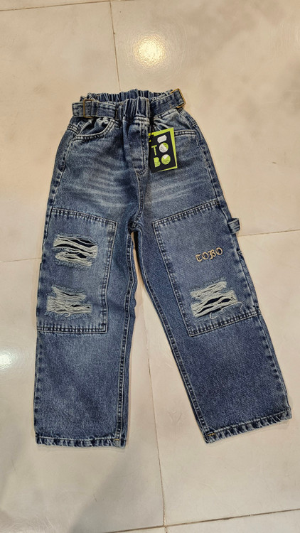 شلوار بگزاپ دار طرح دار کد کالا ۸۲۹۶