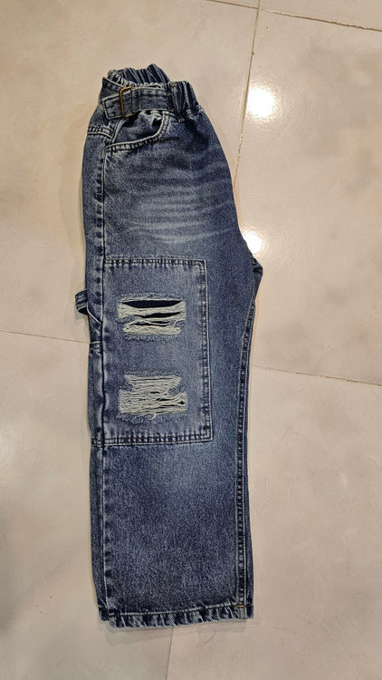 شلوار بگزاپ دار طرح دار کد کالا ۸۲۹۶