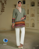 مانتو کنفی لمه خرجکار ۱۵۷۱کد کالا ۸۳۹۵