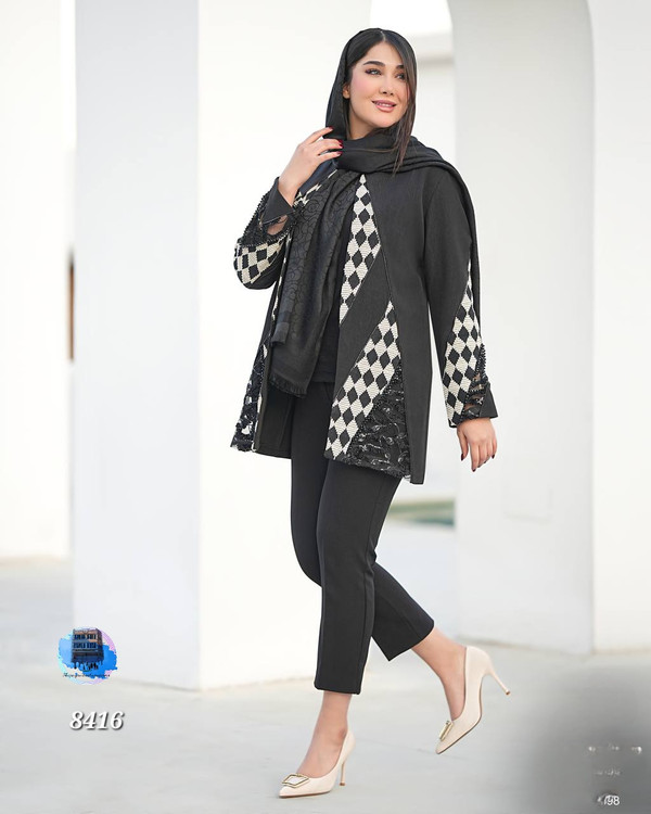 مانتو مازراتی لمه مثلثی ۱۵۹۸ کد کالا ۸۴۱۶