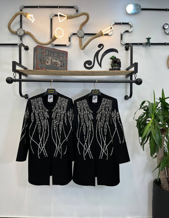 مانتو کرپ مرویجت دمپا سنگدوزی گندمی ۱۵۸۷کد کالا ۸۴۴۳