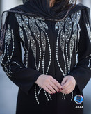 مانتو کرپ مرویجت دمپا سنگدوزی گندمی ۱۵۸۷کد کالا ۸۴۴۳