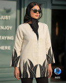 مانتو بیسکوییتی گلدوزی اتیشی ۱۶۱۷کد کالا ۸۴۳۱