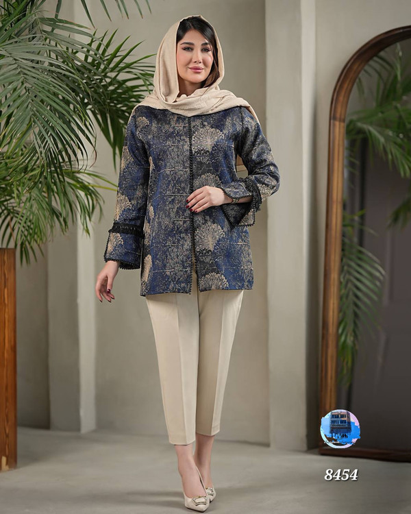 مانتو ژاکارد قاصدک ۱۶۴۳کد کالا ۸۴۵۴