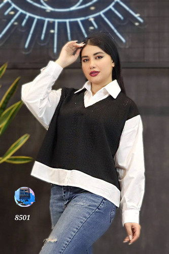 شومیز و کاور مانیسا کد کالا ۸۵۰۱