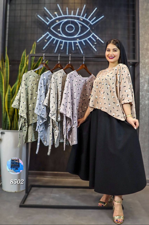 ست دو تیکه رویه و سارافون کد کالا ۸۵۰۲