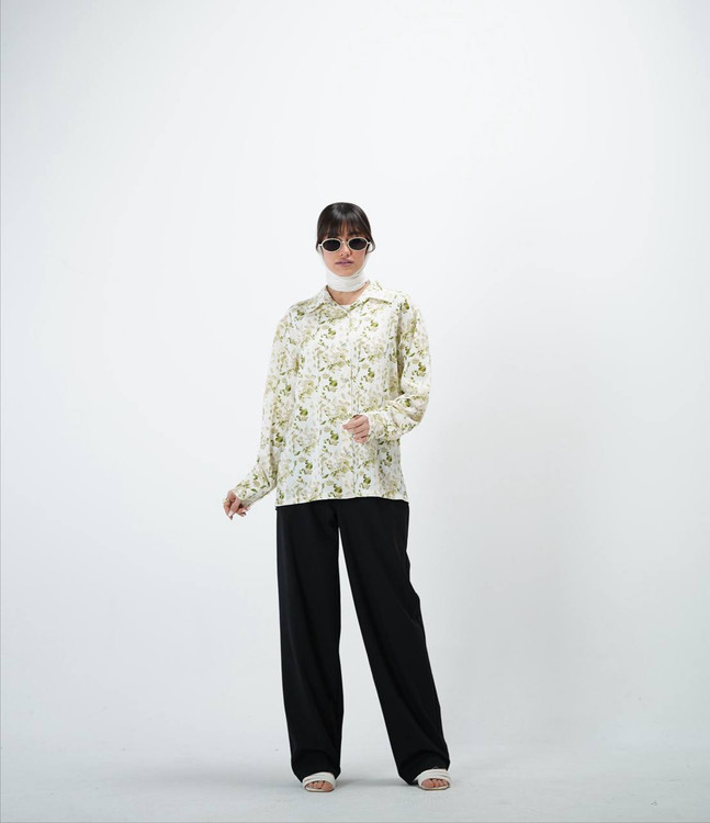 شومیز طرح دار الیزه کد کالا ۸۵۱۱