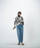 شومیز طرح دار الیزه کد کالا ۸۵۱۱