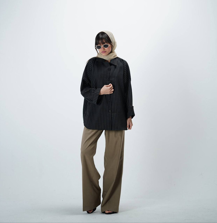 شومیز دیپلمات راه راه کد کالا ۸۵۱۲