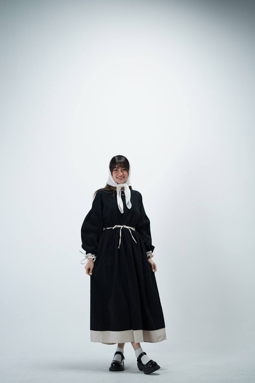 پیراهن بلند لنین ترکیبی الما کد کالا ۸۵۱۴