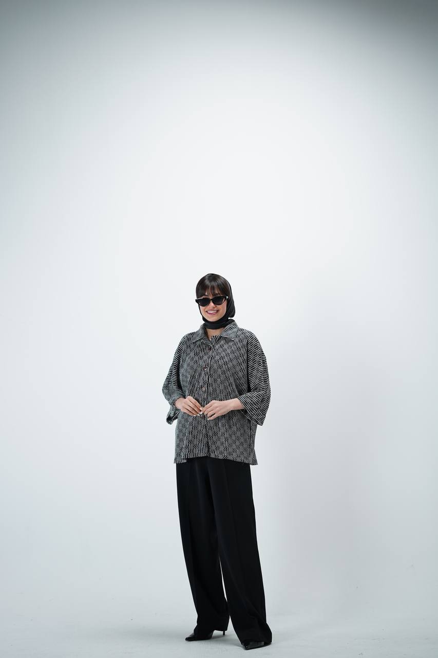 شومیز کنفی زنبوری کد کالا ۸۵۲۱