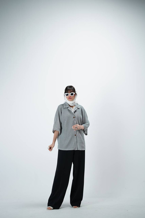 شومیز کنفی زنبوری کد کالا ۸۵۲۱