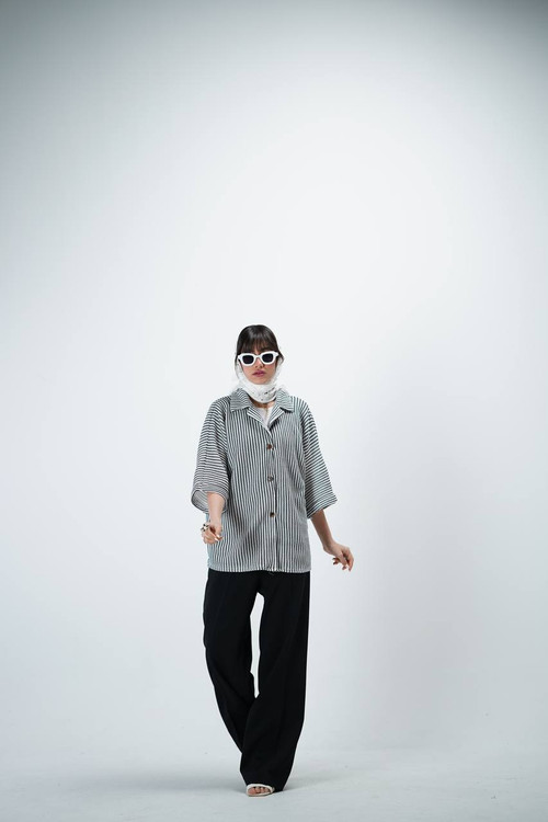 شومیز کنفی زنبوری کد کالا ۸۵۲۱