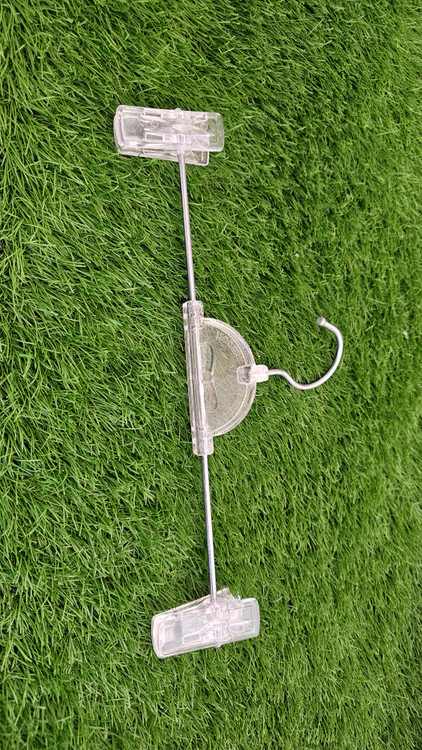 رخت آویز دو گیره شیشه ای