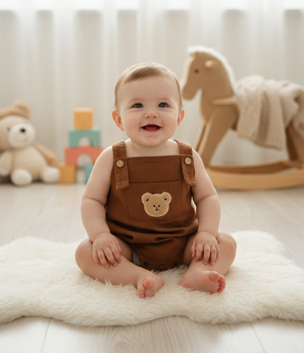 بادی کتان قهوه ای نقلی کد کالا ۸۶۱۳