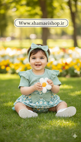 پیراهن بادی گلدار کد کالا ۸۶۰۷