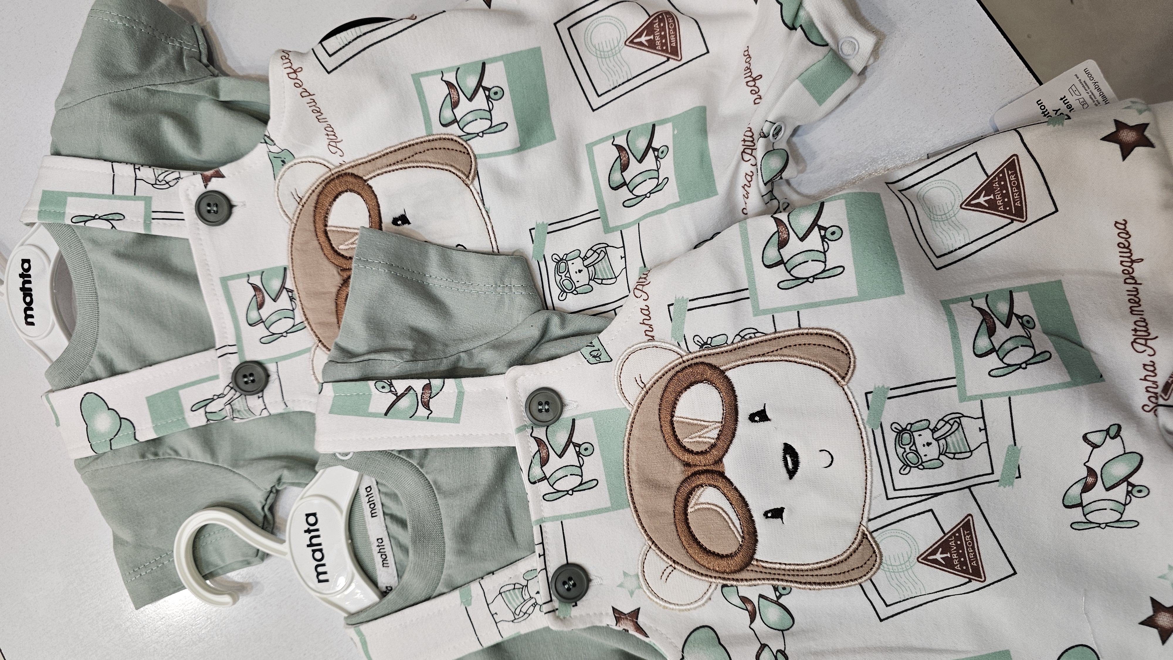 سرهمی دو تکه نوزادی یک تا سه کد کالا ۸۷۳۰