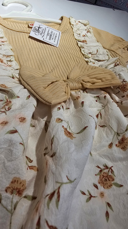 پیراهن بادی گلدار کوتاه کد کالا ۸۶۲۷