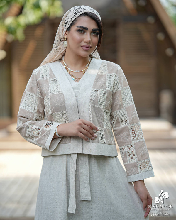 کت و سارافون خامه دوزی کد کالا ۸۸۱۰