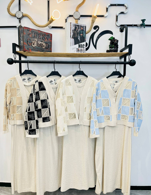 کت و سارافون خامه دوزی کد کالا ۸۸۱۰