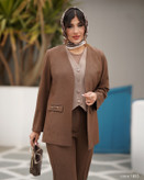 کت و شلوار سه تیکه نارنگ بازیاغ کد کالا ۸۷۹۶