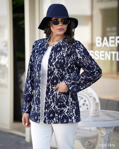 کت دانتل پولکی کد کالا ۸۸۰۶