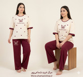 تیشرت شلوار لانگ پروانه کد ۸۸۸۹
