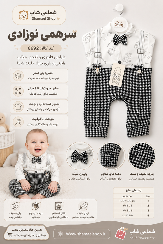 سرهمی متنوع شاهین کد 6692
