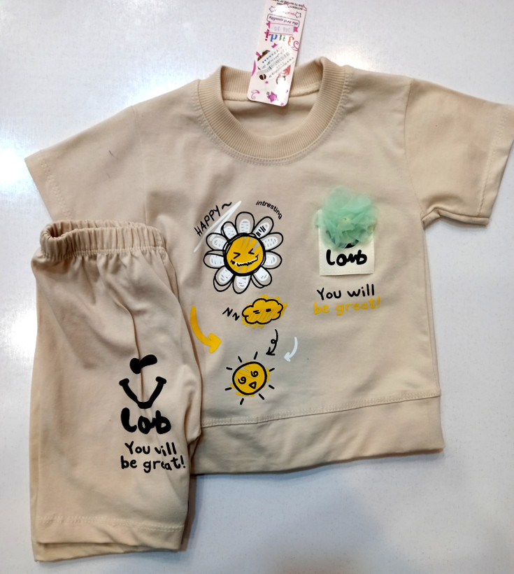 بلوز شورت بچگانه ۳۵تا۴۰ کد8780